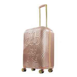 Disney Playful Minnie 26" Spinner Luggage, Rose Gold